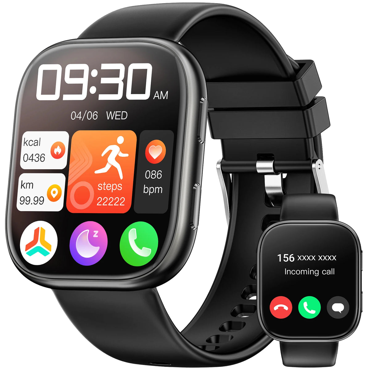Waterproof Smartwatch With Bluetooth Calling And Fitness Tracking