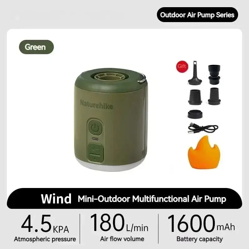 Naturehike Mini Portable Air Pump For Inflatable Camping Gear