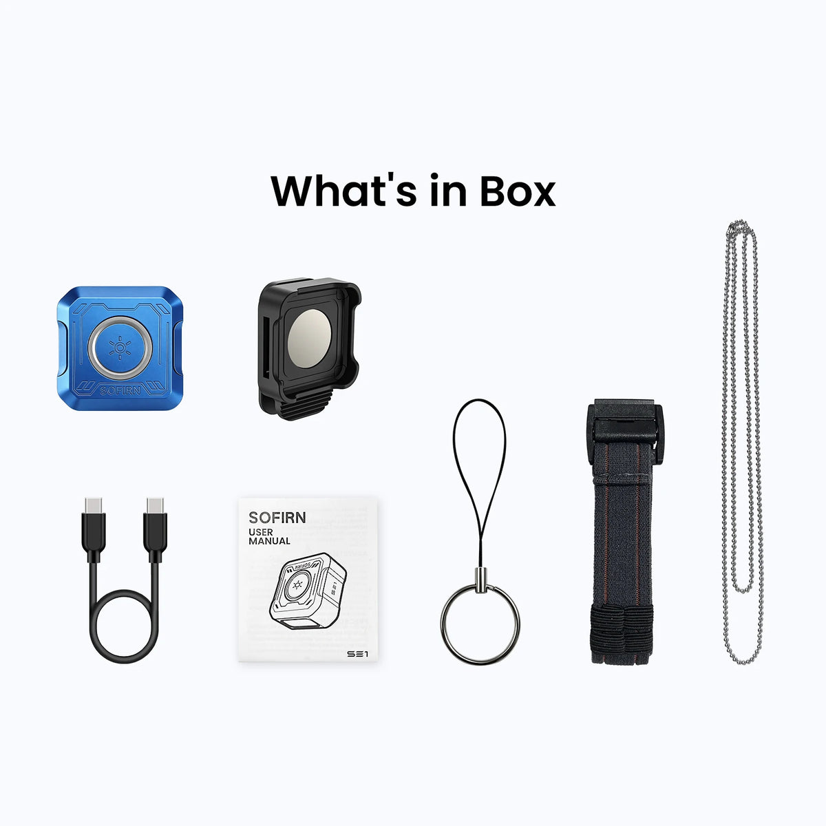Sofirn SE1 Rechargeable Pocket Flashlight With Magnetic Wrist Keychain