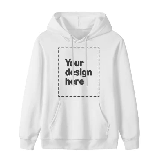 Custom Hoodie Unisex Pullover With Photo Logo Front Back Print