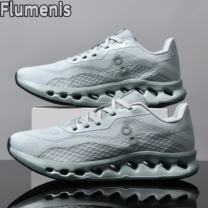 Shock Absorbing Leather Sports Shoes For Men And Women