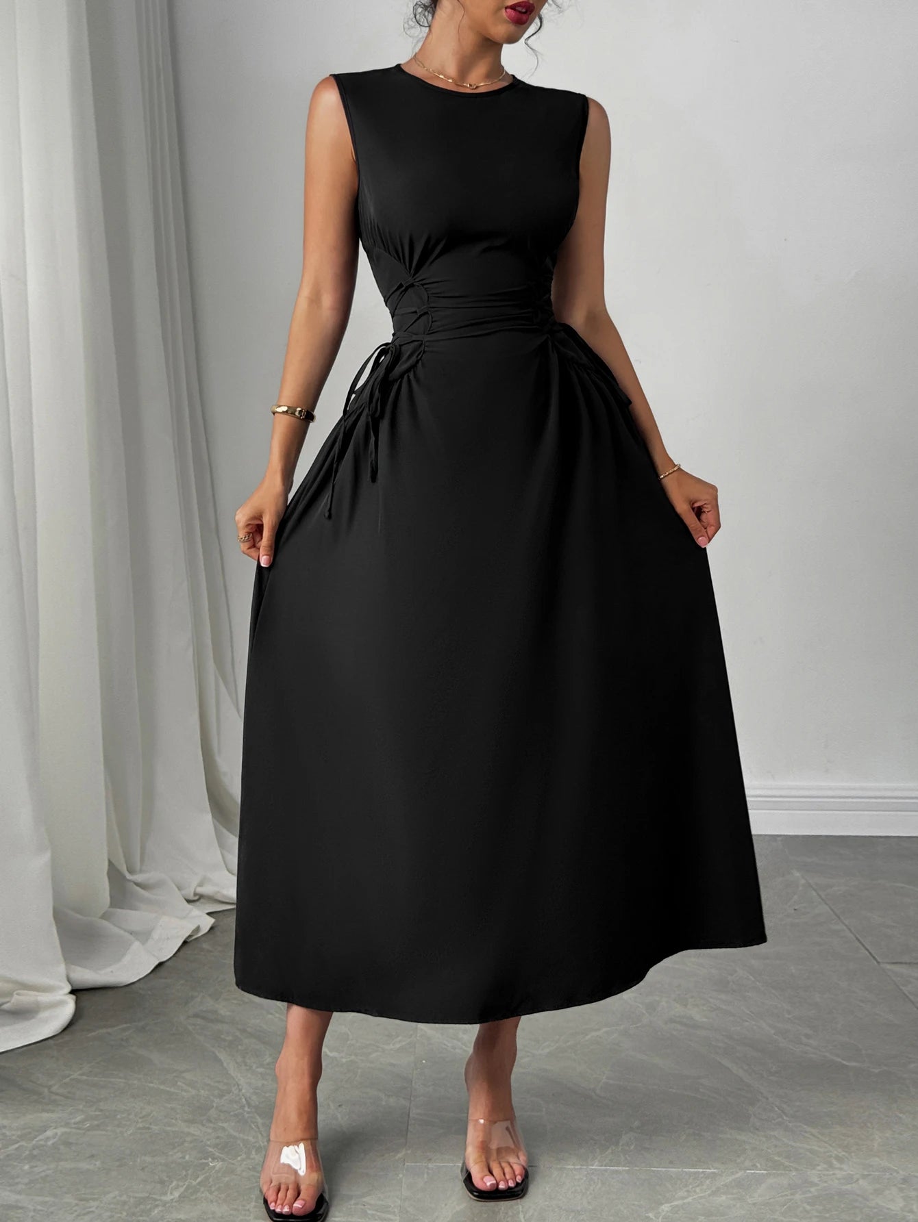 Women Off Shoulder Bodycon Party Dress With Bow Detail