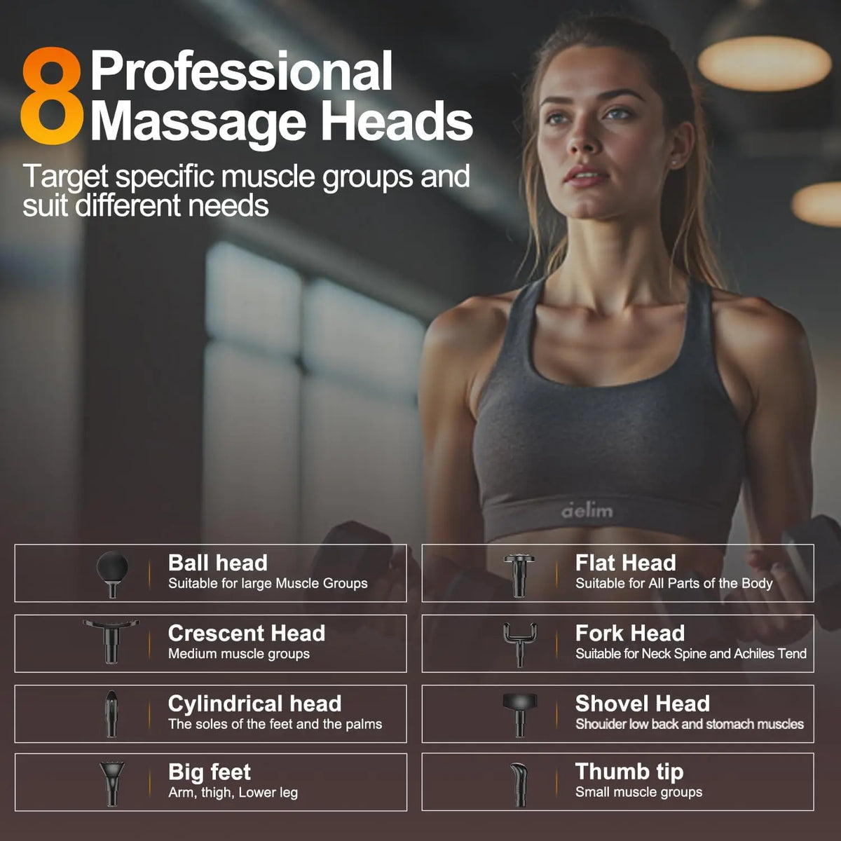 LEERCON Muscle Massage Gun For Neck And Back Deep Tissue