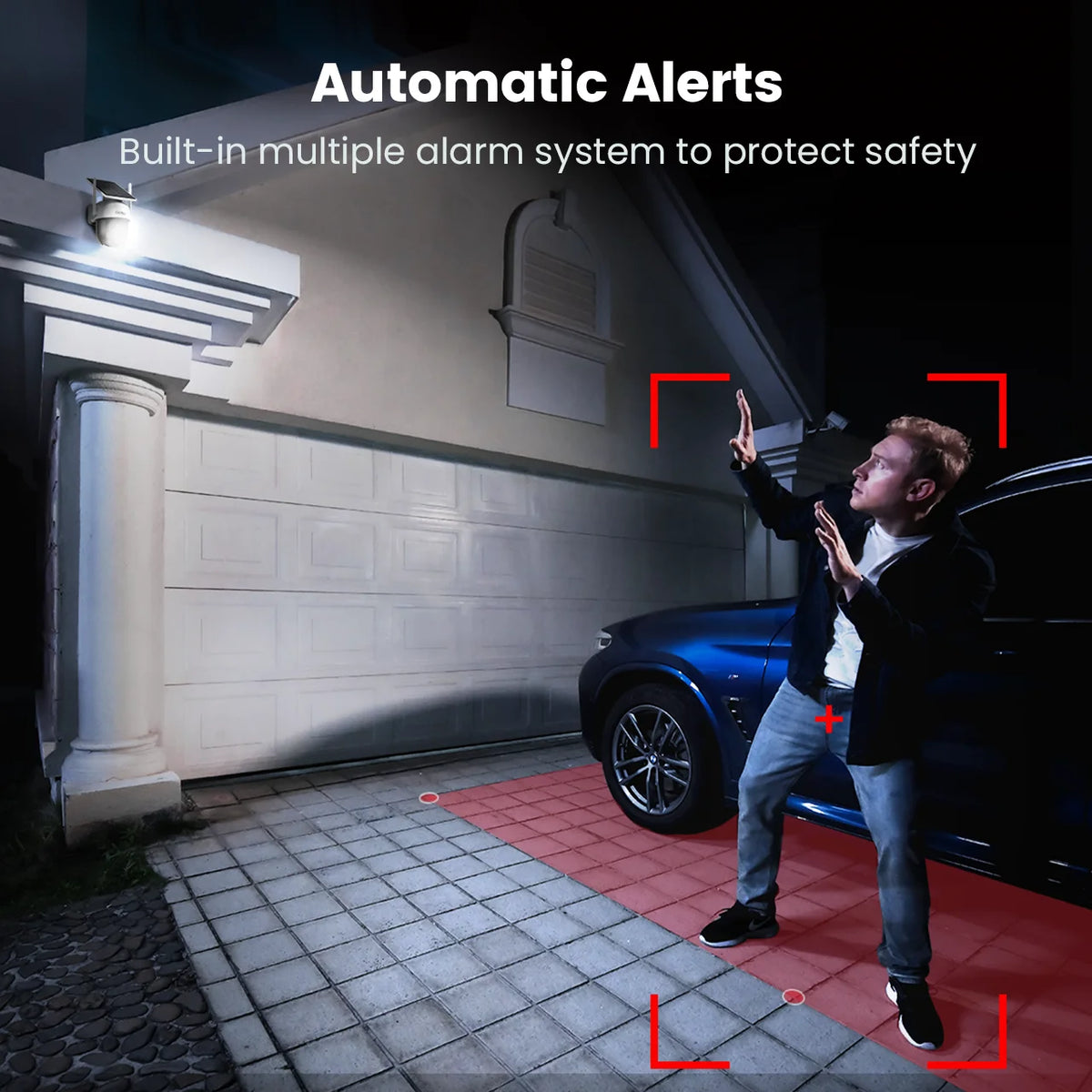 Dekco 3Mp Solar Wifi Security Camera With Ptz Tracking Support