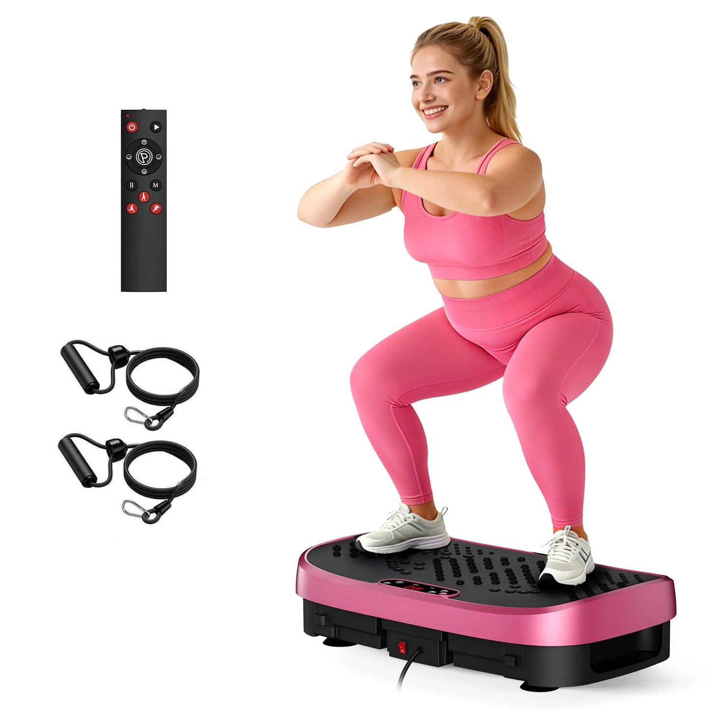 Magnetic Vibration Plate Exercise Machine 330 Lb Capacity