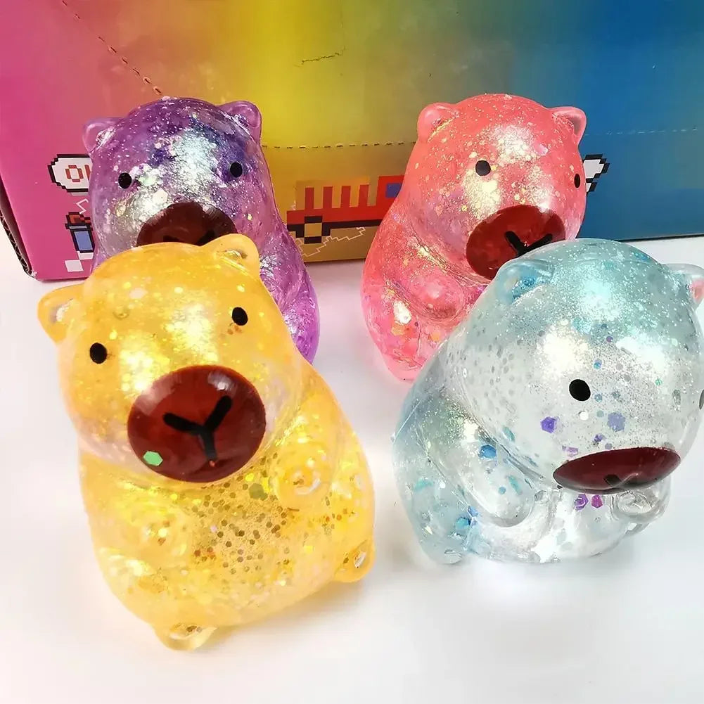 Soft Capybara Fidget Toy For Stress Relief And Decompression