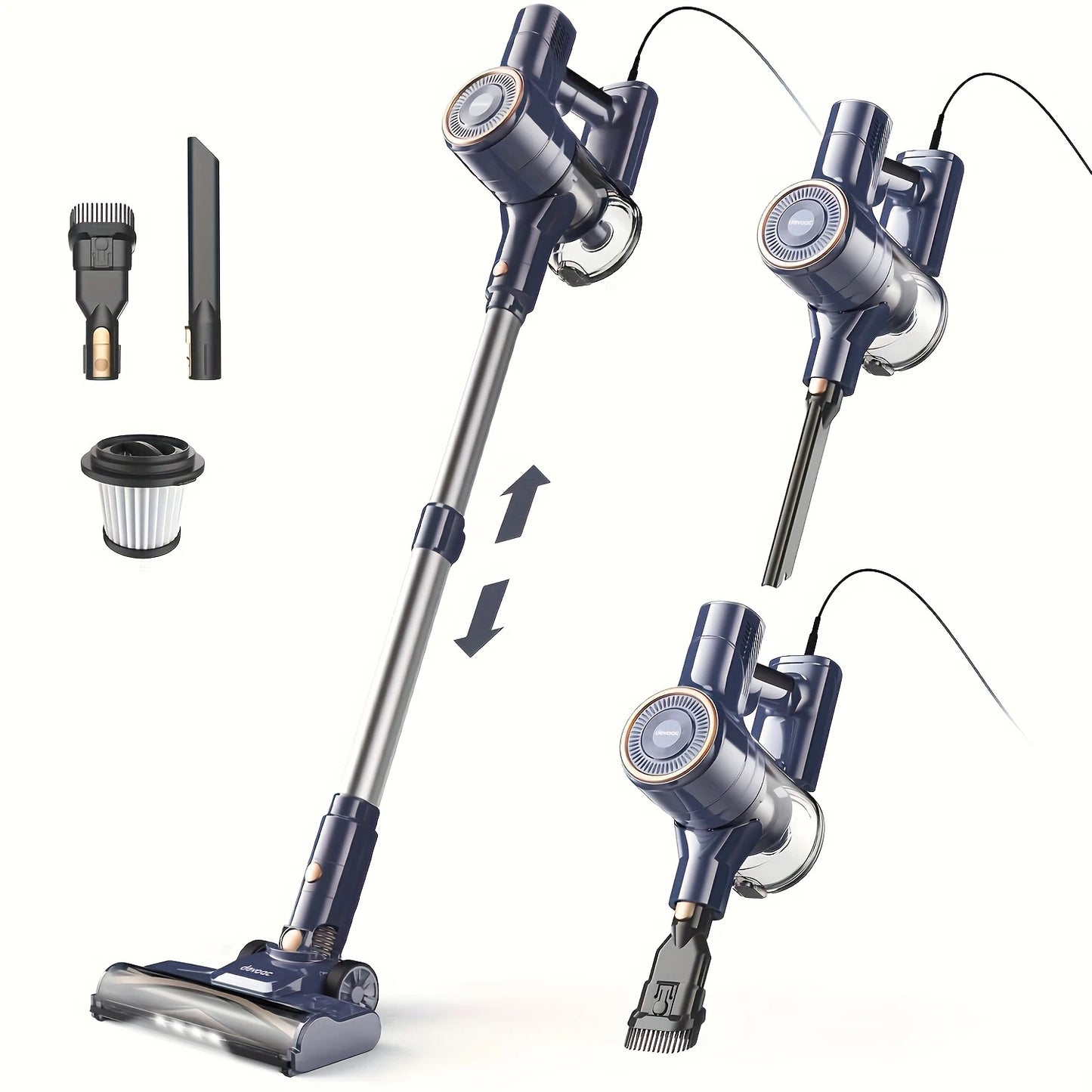 INSE I8 Corded Vacuum Cleaner 6 In 1 Lightweight Stick