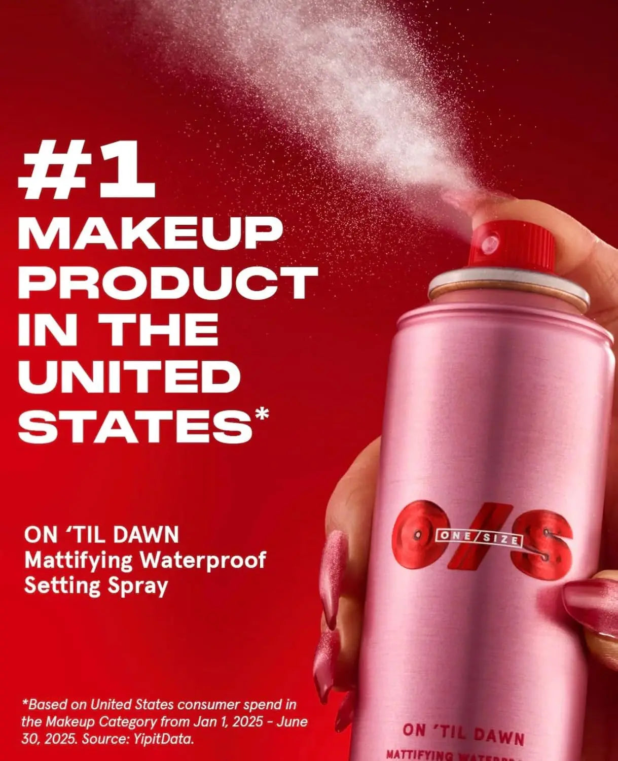 One Size Til Dawn Waterproof Mattifying Setting Spray For Face
