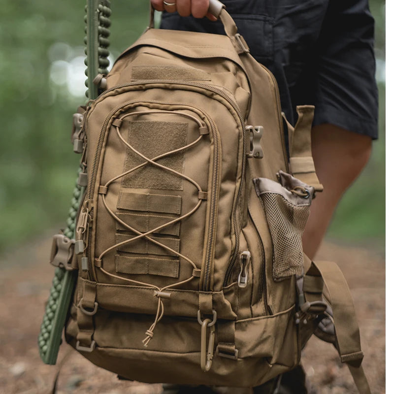 LQARMY 65 Liters Large Capacity Outdoor Tactical Backpack