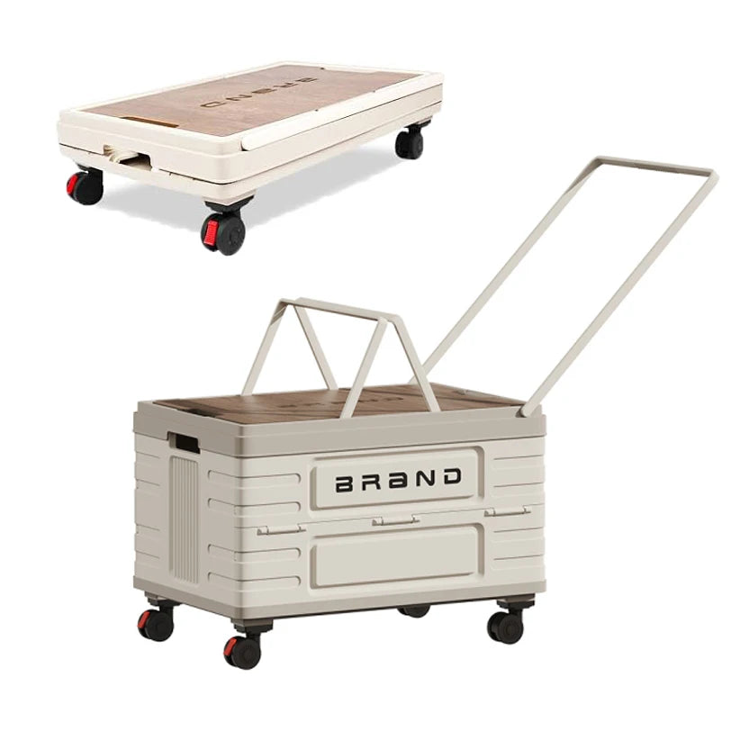 Heavy Duty 360 Degree Foldable Camping Storage Cart