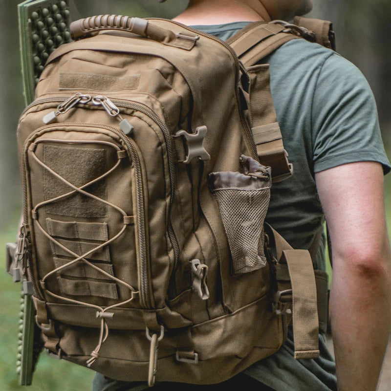 LQARMY 65 Liters Large Capacity Outdoor Tactical Backpack