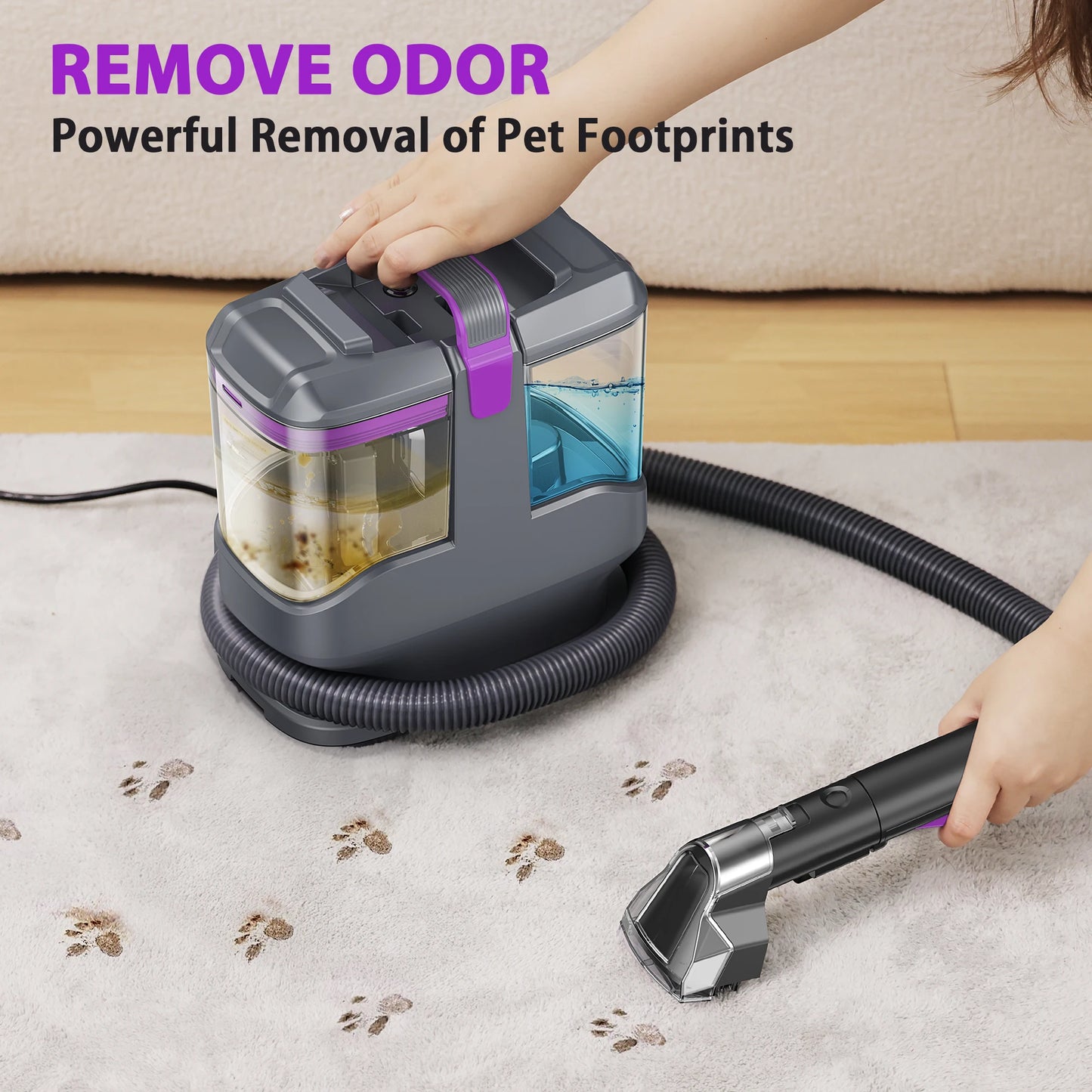 YISORA C9 Portable Carpet And Upholstery Cleaner For Home Use