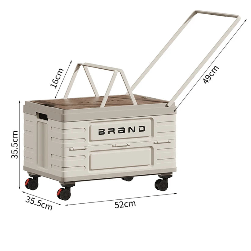 Heavy Duty 360 Degree Foldable Camping Storage Cart