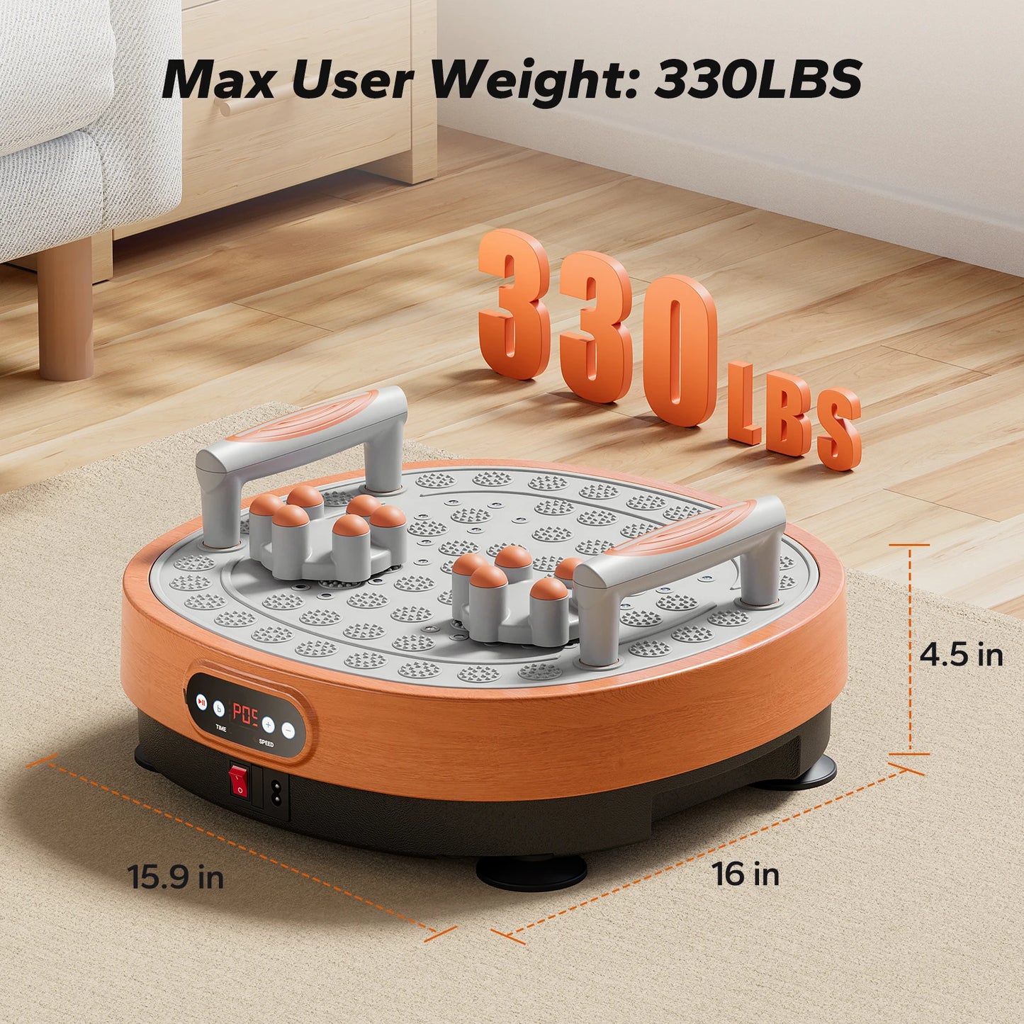 Merach Whole Body Vibration Plate Exercise Machine With Remote