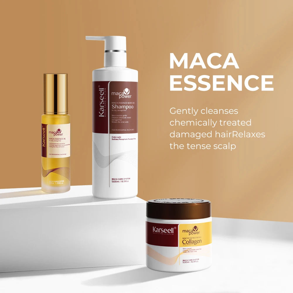 Karseell Collagen Hair Mask And Argan Oil Shampoo Set