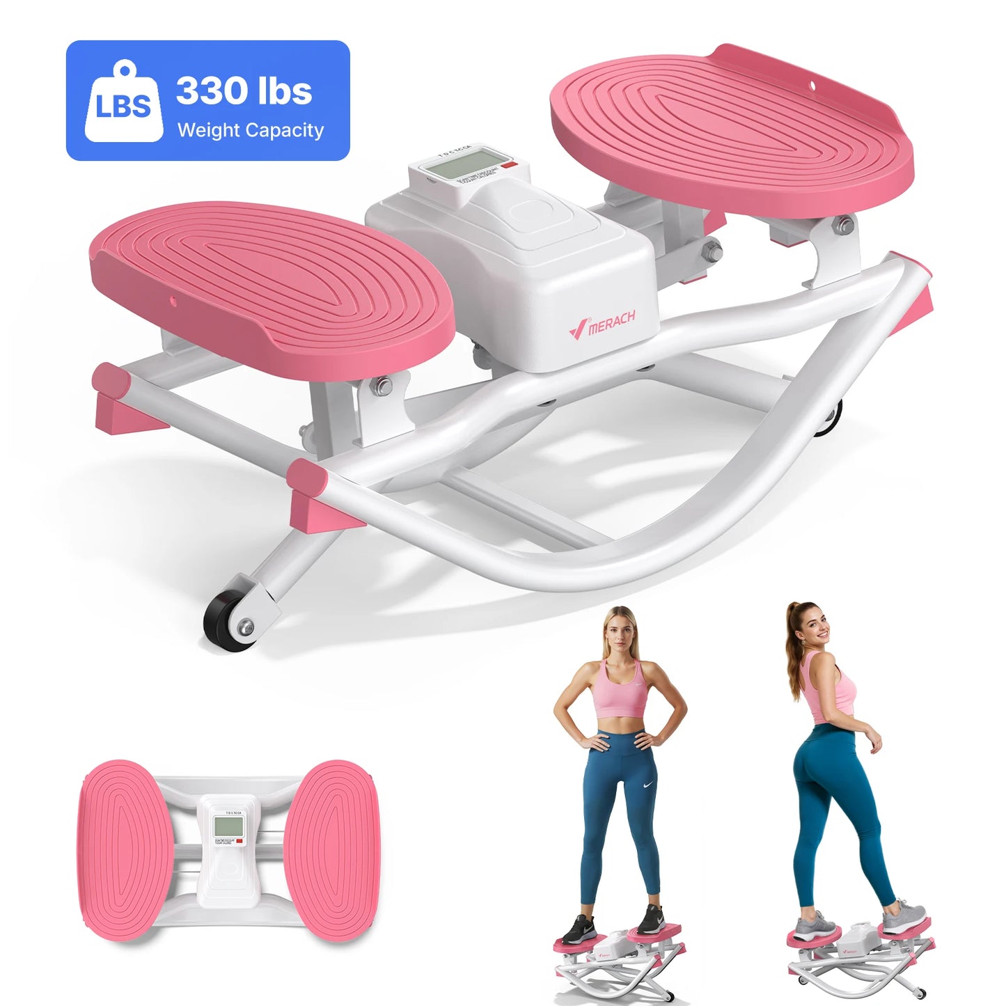 Merach Quiet Rocking Stepper For Core And Waist Workout