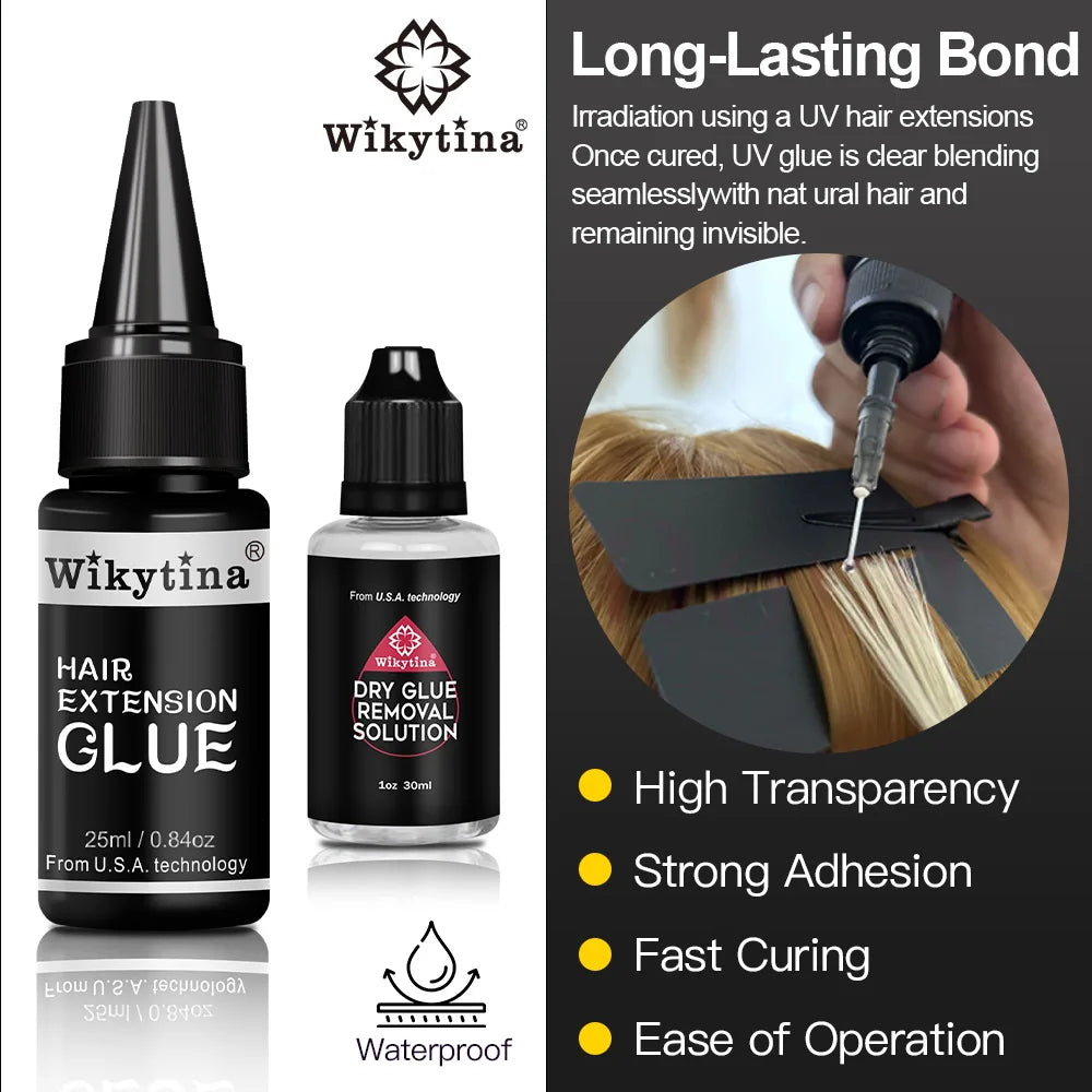 Wikytina Hair Extension Curing Machine With Uv And V Light Tools