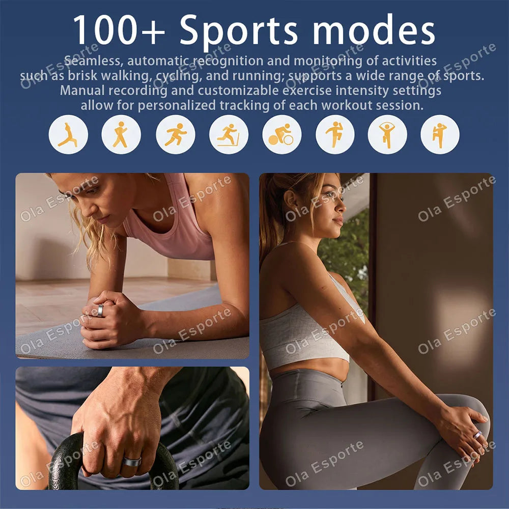Ola Esporte Smart Ring Heart Rate Blood Oxygen Sleep Monitor