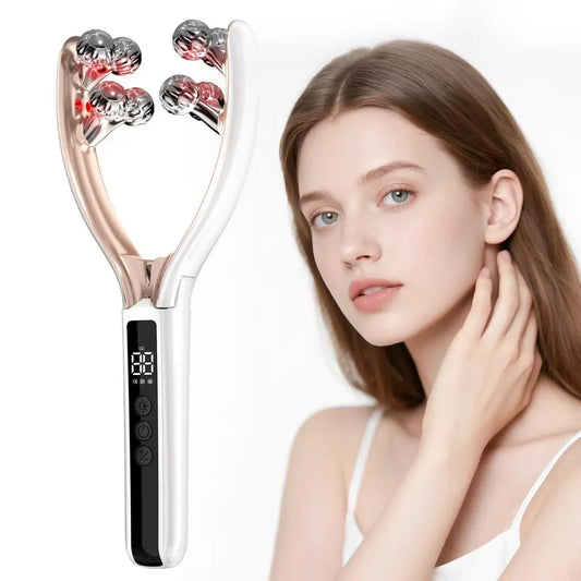 Facial Massager Rechargeable Face Roller for Neck Lymphatic Drainage