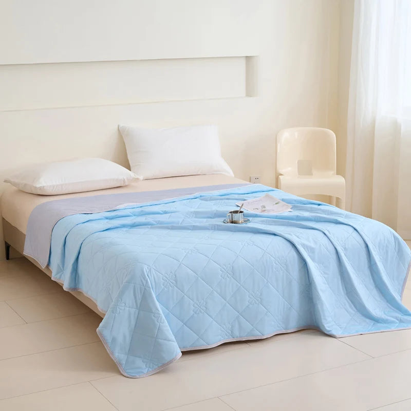 ROSEKIND Cooling Blanket For Hot Sleepers, Soft Lightweight Summer Bedding