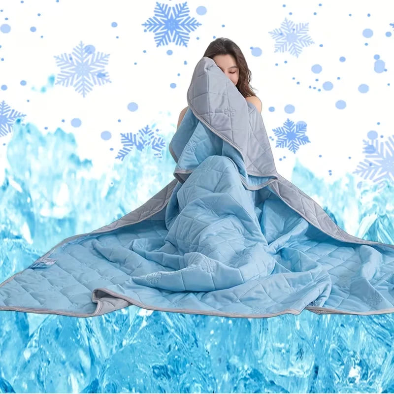 ROSEKIND Cooling Blanket For Hot Sleepers, Soft Lightweight Summer Bedding