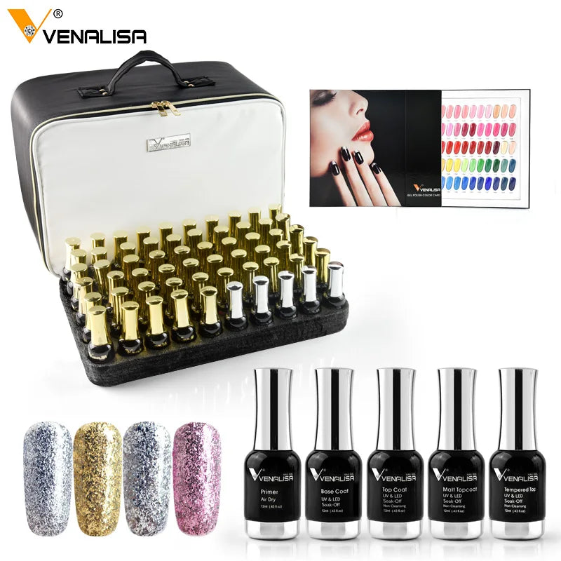 Venalisa Gel Polish Set Vernish Color For Nail Art Design