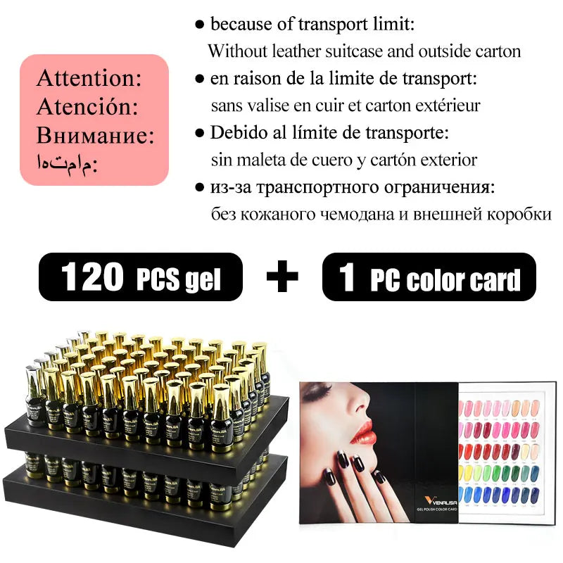 Venalisa Gel Polish Set Vernish Color For Nail Art Design