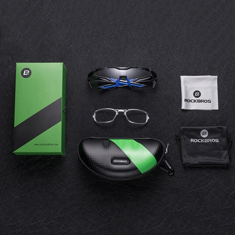 Rockbros Photochromic Cycling Sunglasses With UV400 Protection