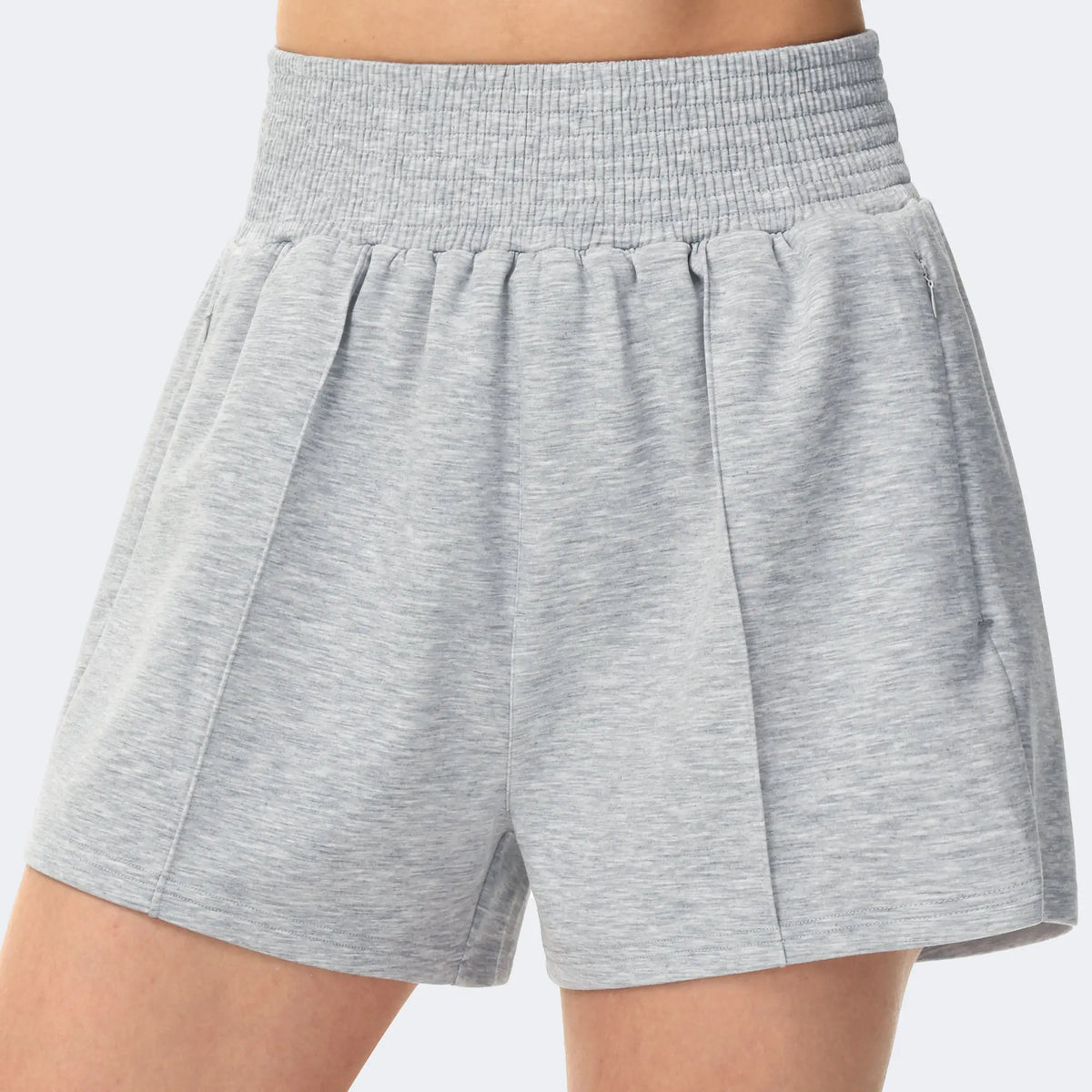 The Gym People Womens High Waist Athletic Sweat Shorts