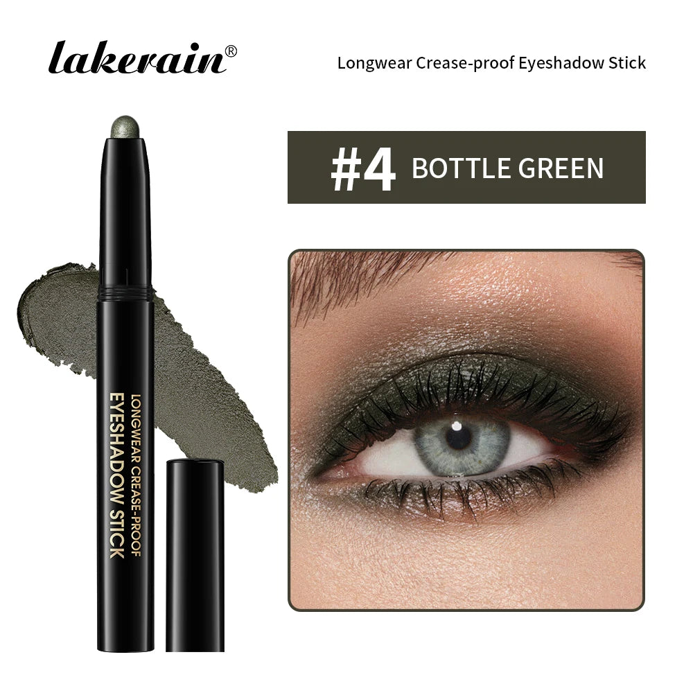 Waterproof Matte Shimmer Eyeshadow Liner Stick With Glitter Highlighter