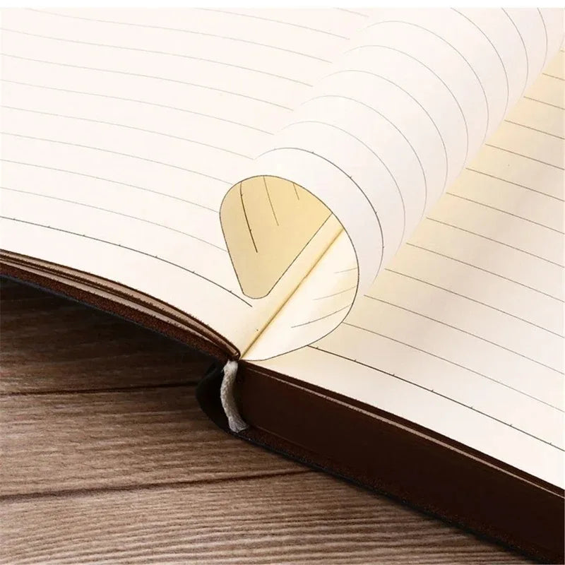 Portable Vintage Leather Notebook Diary Journal Stationery Gift