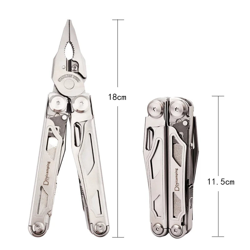 Daicamping DL30 Multitool Plier Multifunctional Survival Knife And Saws Set