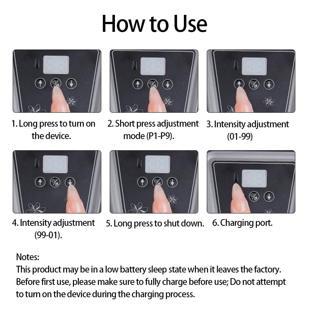 Foreverlily High Frequency Vibration Massage Gun For Muscle Recovery