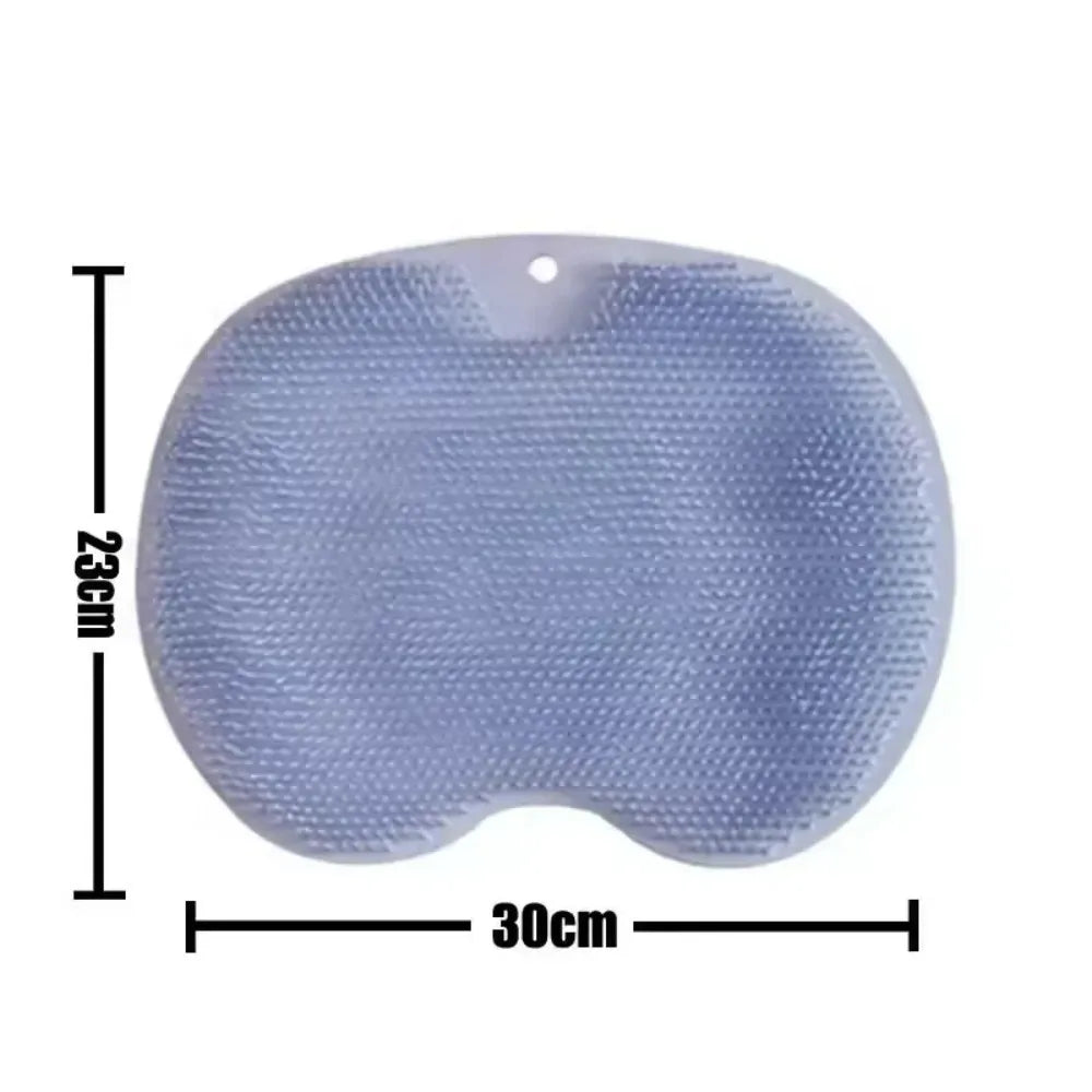 Shower Foot Scrubber Pad With Suction Cups For Exfoliation