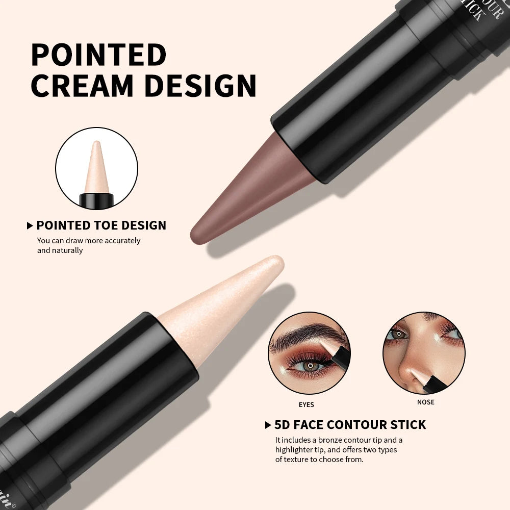Ibcccndc Dual Head Contour Highlighter Stick For Face