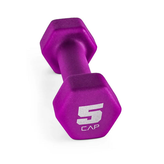 Cap Barbell Neoprene Hexagon Dumbbells For Home Gym Strength