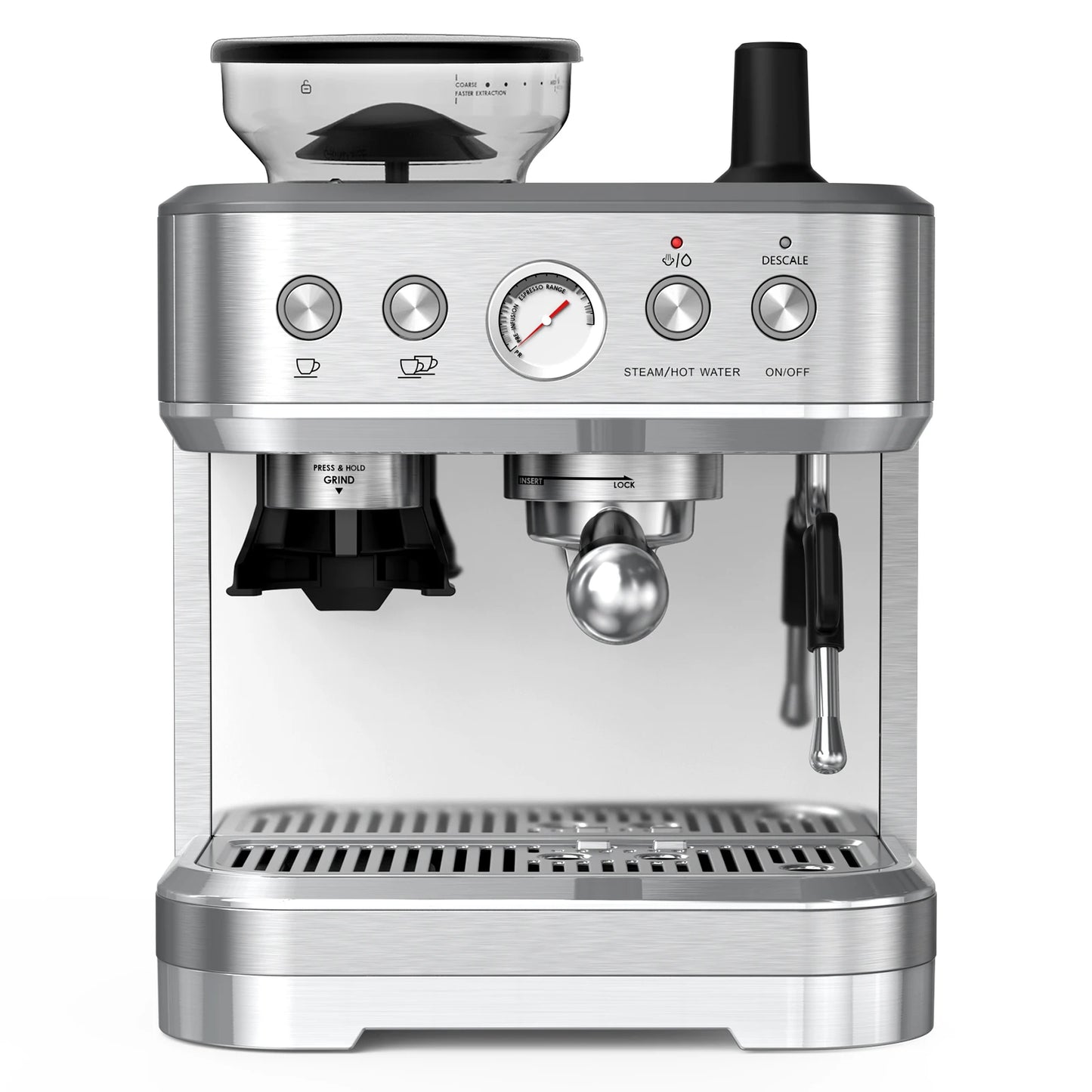 Acekool Espresso Machine With Grinder And Milk Frother