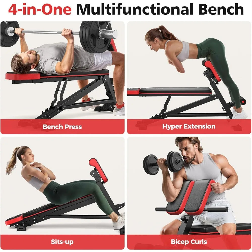 Flybird 4 In 1 Roman Chair And Sit Up Bench