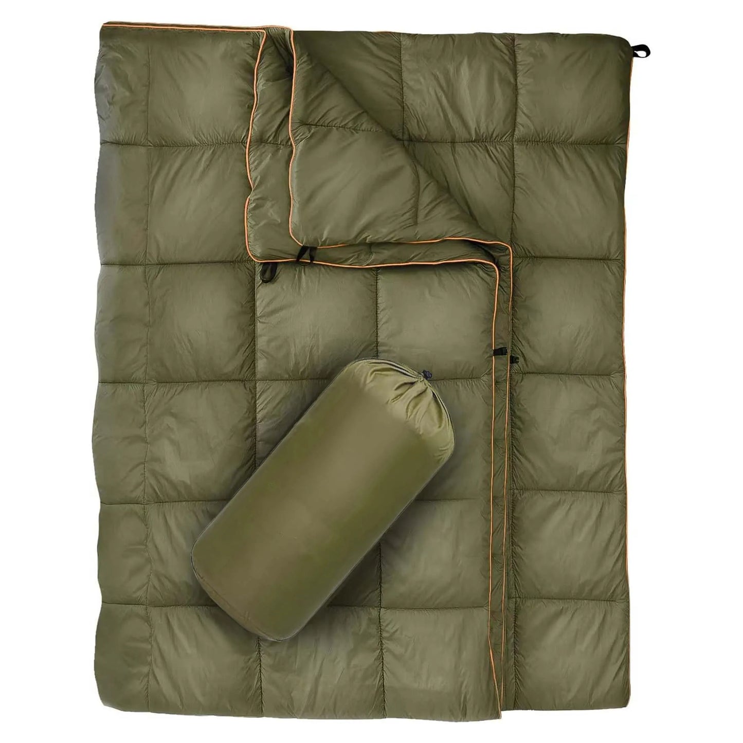 Lightweight Puffy Camping Blanket Waterproof Down Alternative Quilt