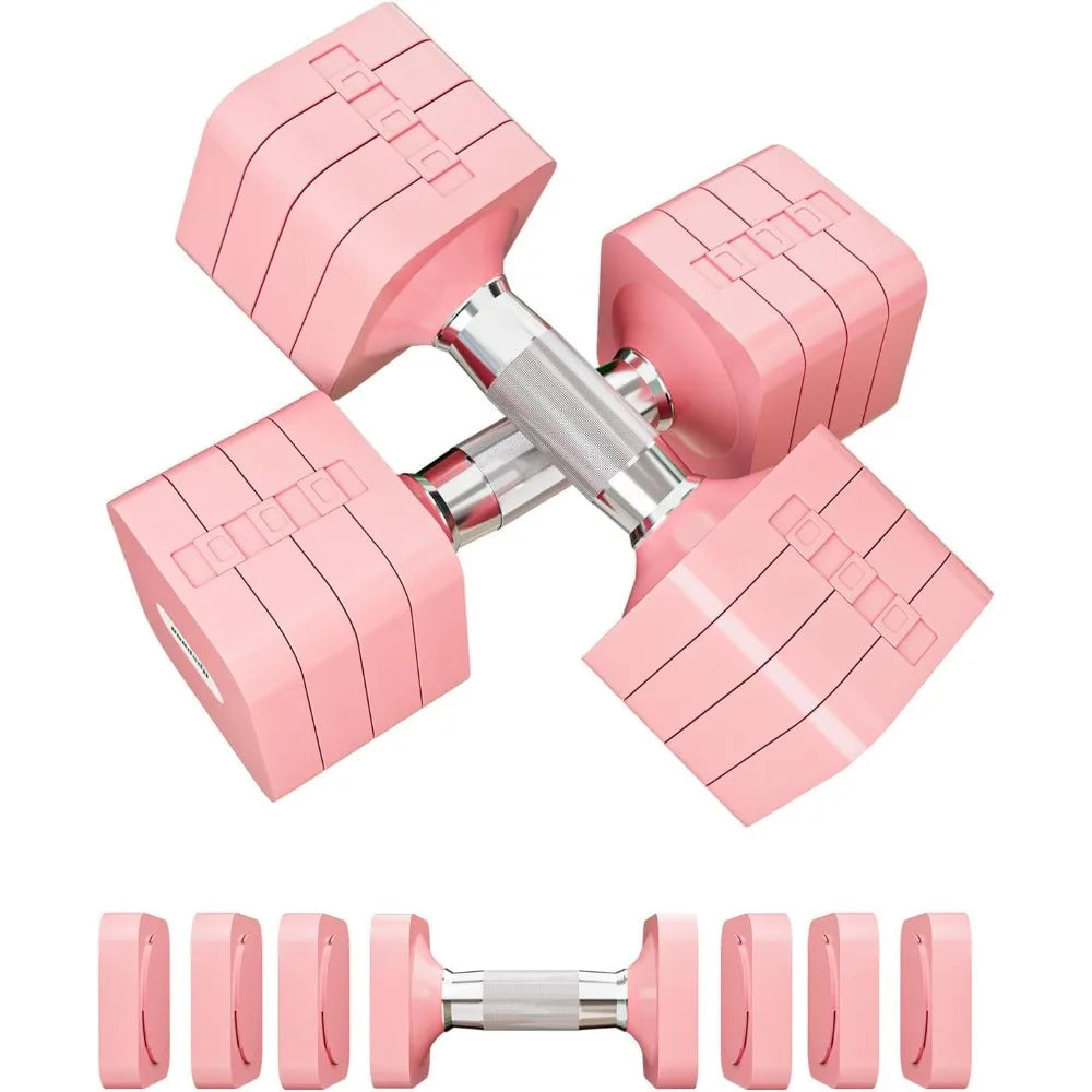 YTYIN Adjustable Dumbbell Set 15to50 Lb For Home Gym