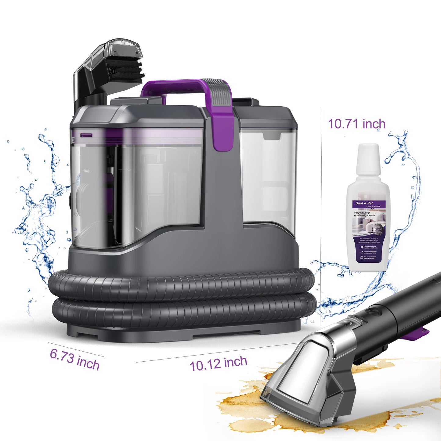 YISORA C9 Portable Carpet And Upholstery Cleaner For Home Use