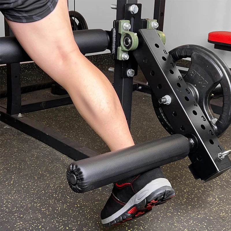 Power Rack Leg Extension And Curl Attachment For Strength Training