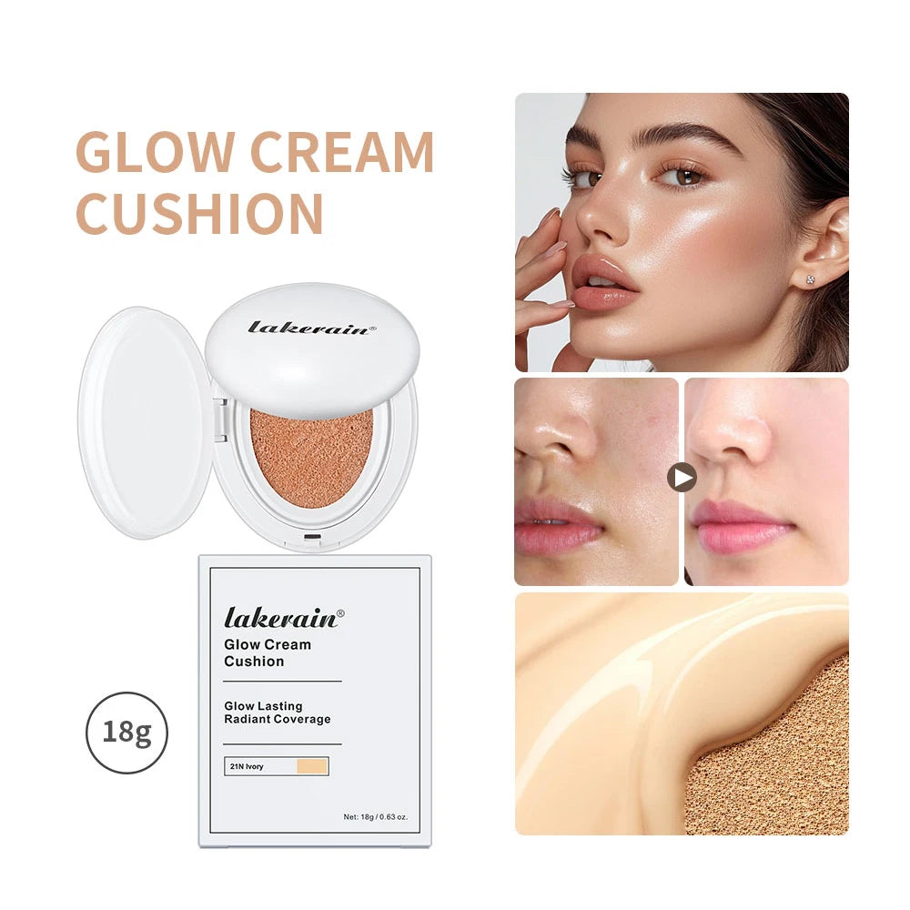 Ibcccndc Dewy Glow Cream Cushion Foundation Hydrating Long Lasting