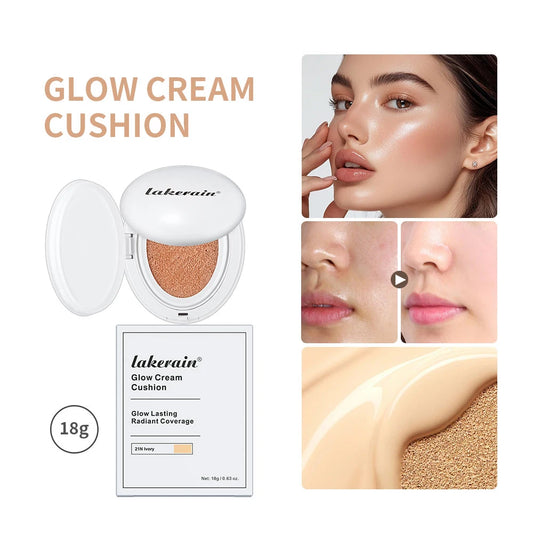 Ibcccndc Dewy Glow Cream Cushion Foundation Hydrating Long Lasting
