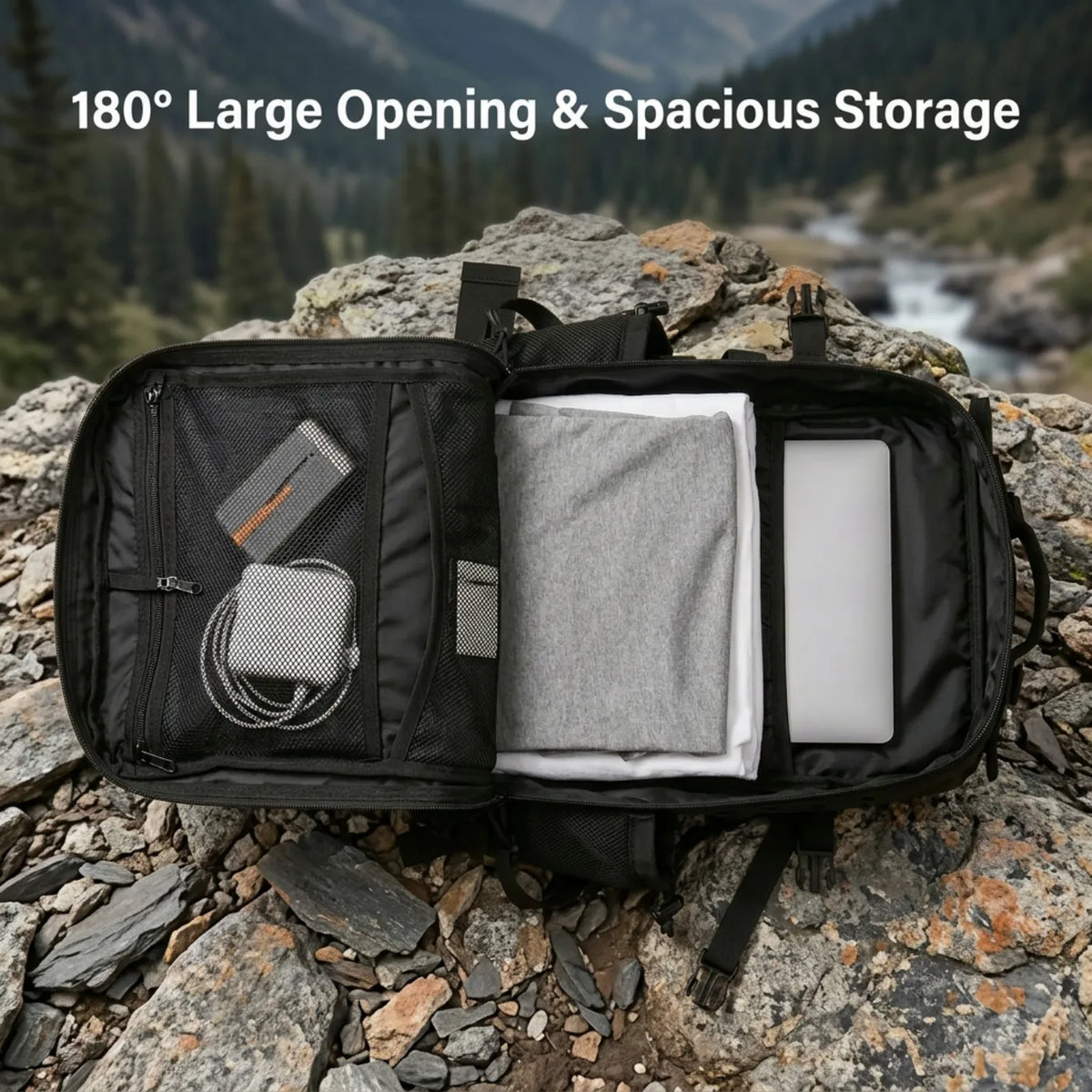 ReFire Gear Tactical Hunting Backpack With Dual Water Bottle Holders