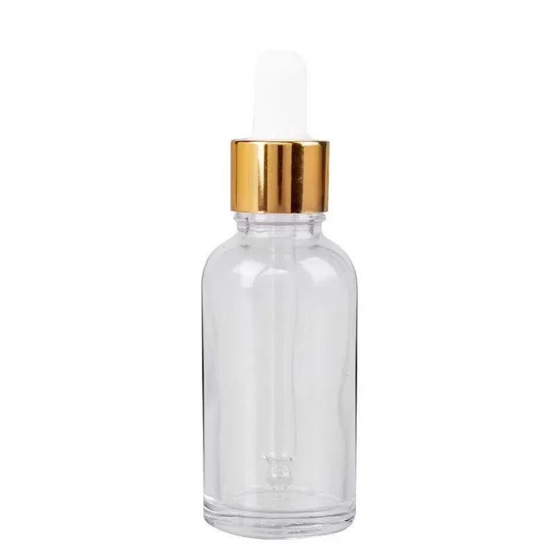 Refillable Glass Dropper Bottles Set for Essential Oils with Funnel