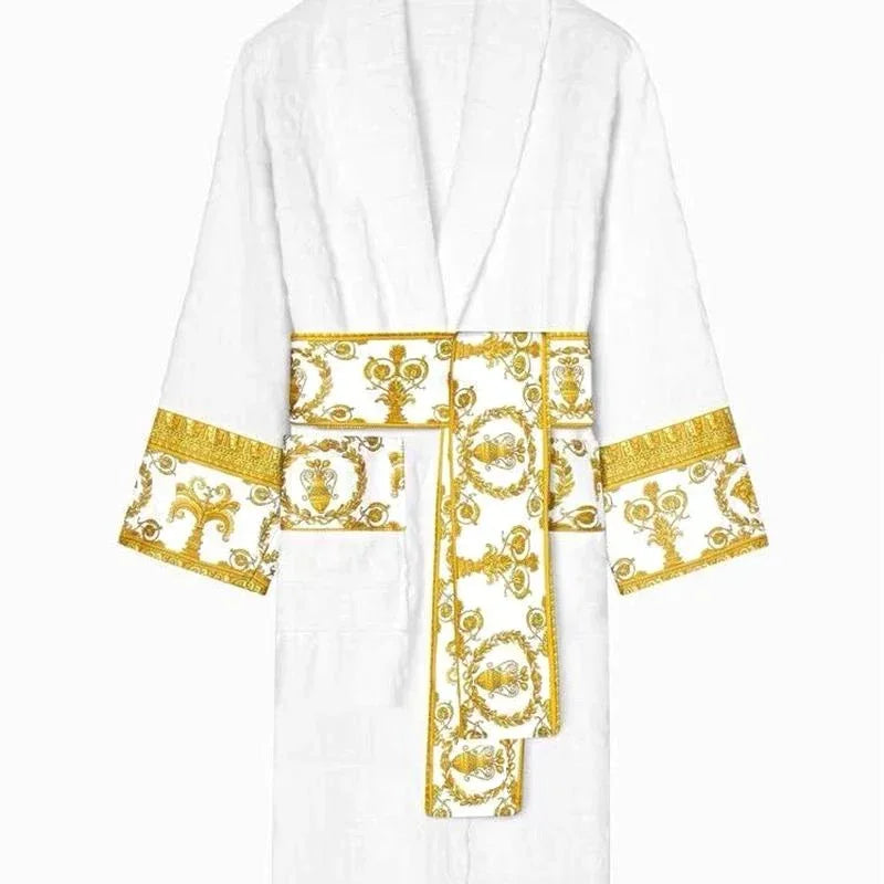 Luxury Cotton Unisex Bathrobe Hotel Inspired Sleepwear