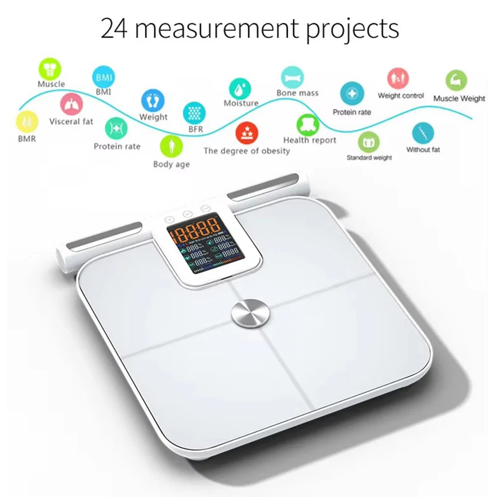 Smart Scale With 8 Electrodes Full Body Composition Analyzer