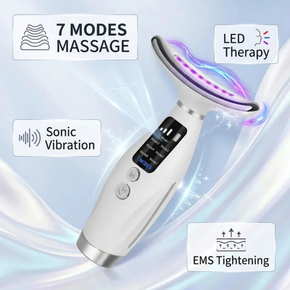 Hailicare LED Face Lifting Massager With Heating Vibration Therapy