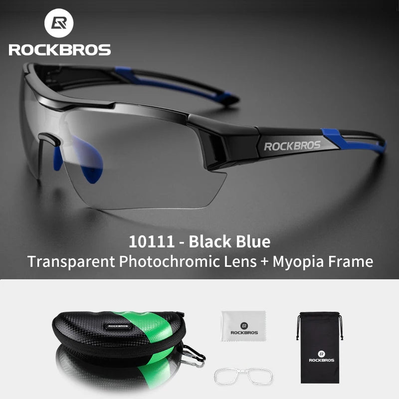 Rockbros Photochromic Cycling Sunglasses With UV400 Protection
